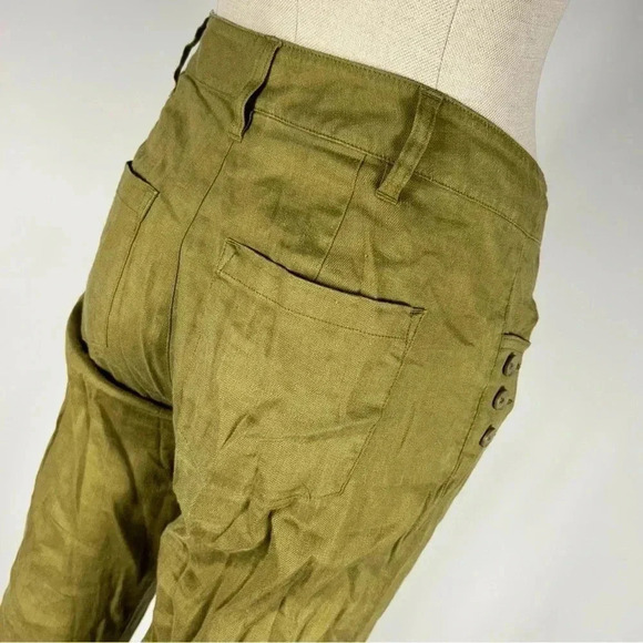 Cabi Charlie Trouser  5314R linen blend size 2 - Picture 6 of 12